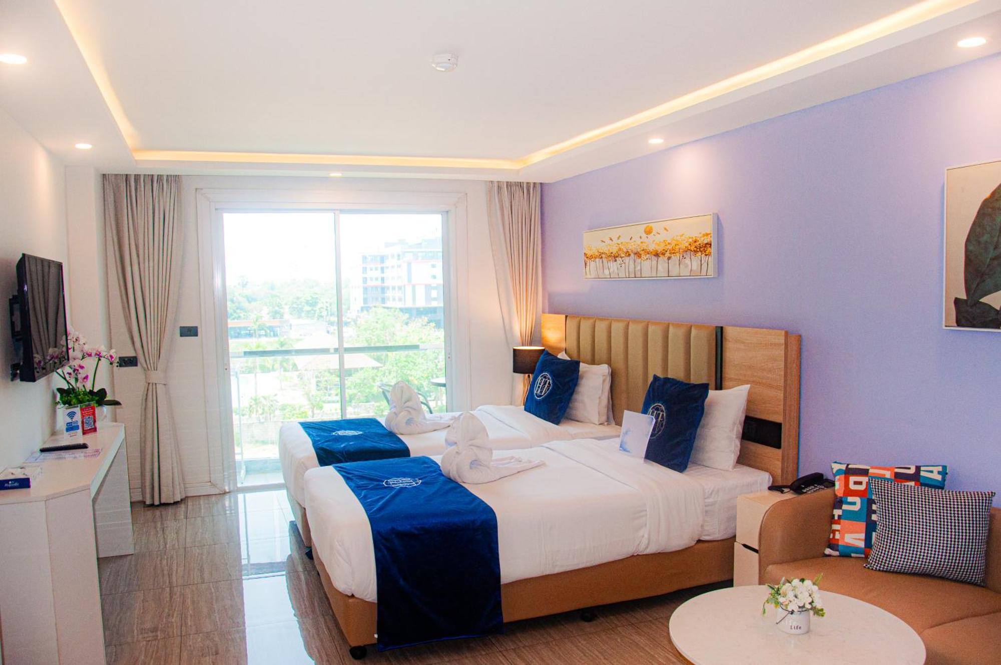 Ht9 Hotel Haat Jomtien Eksteriør bilde
